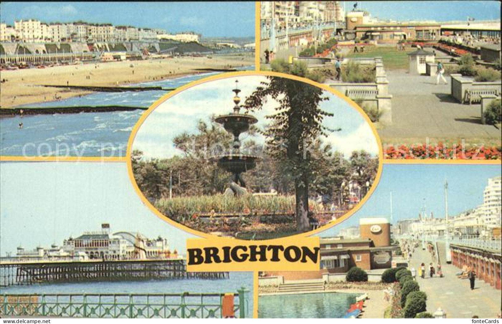 72351086 Brighton East Sussex Beach Palace Pier Old Steine Gardens Brighton - Andere & Zonder Classificatie