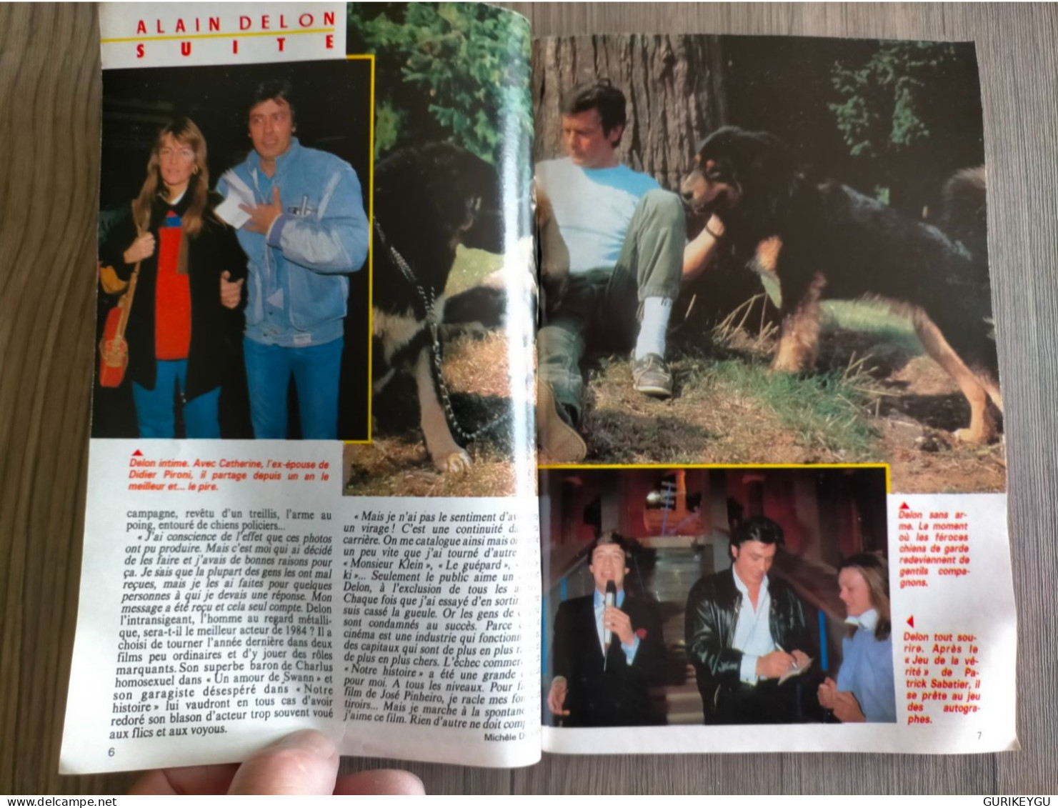 Magazine TELE POCHE N° 994  ALAIN DELON  Les Césars  TTBE 26/02/1985 Lucky Luke SARAH BERNHARDT TARZAN MICHEL MORGAN - Actie