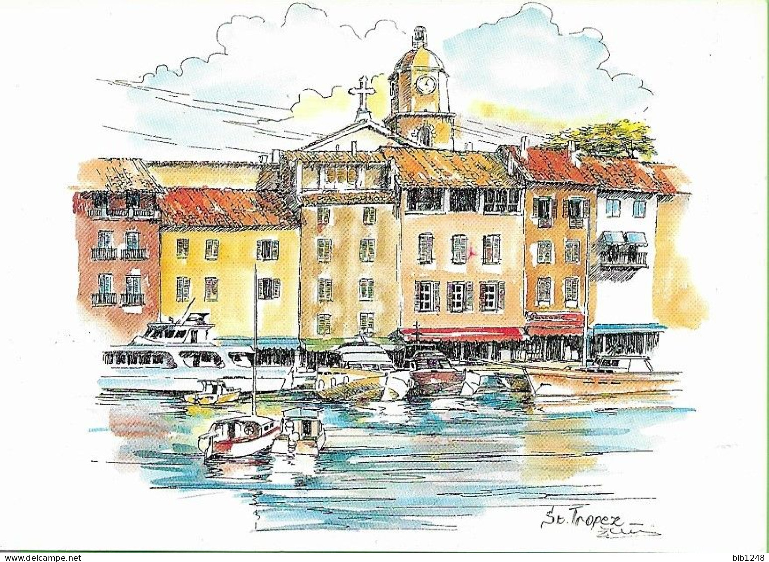 [83] Var > Saint Tropez Aquarelle De Zika Jovanovic 00 - Saint-Tropez