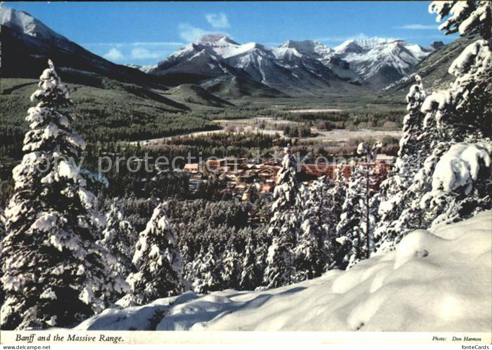 72349664 Banff Canada Teilansicht Im Winter Banff Canada - Unclassified