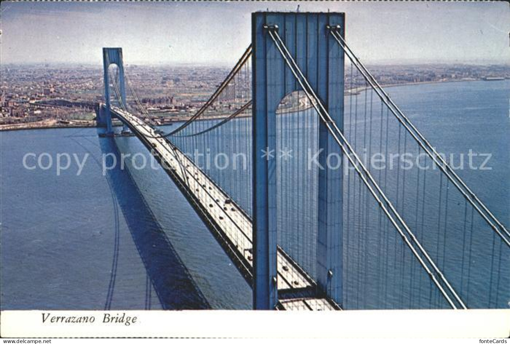 72346980 New_York_City Verrazano Bridge - Andere & Zonder Classificatie