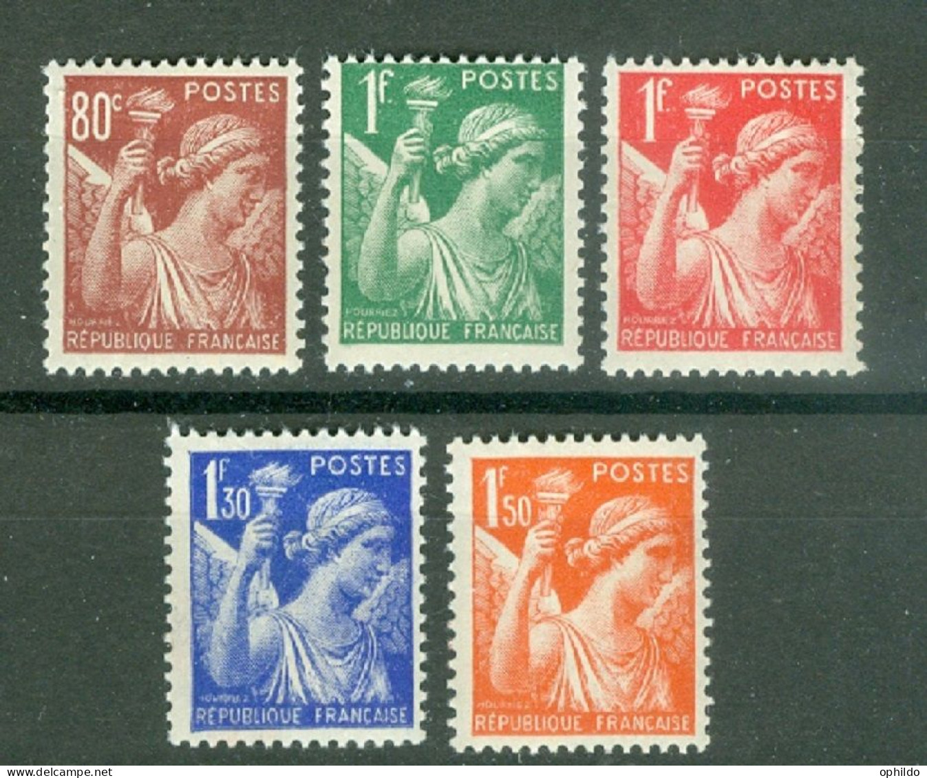 France Yv  431/435  * *TB  - Neufs