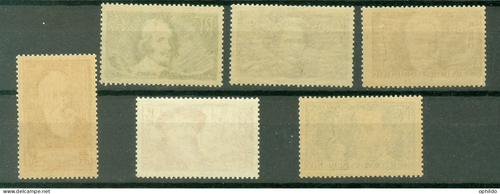 France Yv  380/385  * * TB  - Ungebraucht