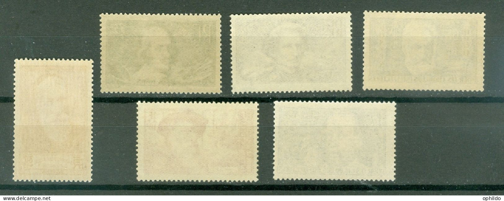 France Yv  380/385  * * TB  - Unused Stamps