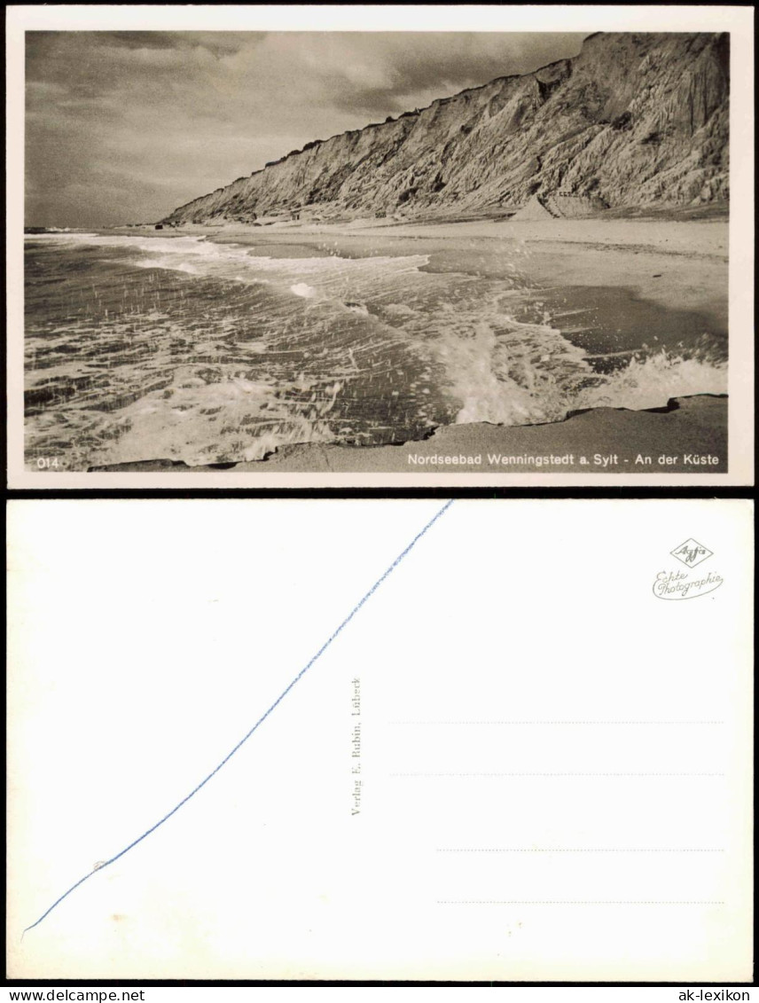 Ansichtskarte Wenningstedt-Braderup (Sylt) Sylt - An Der Küste 1953 - Autres & Non Classés