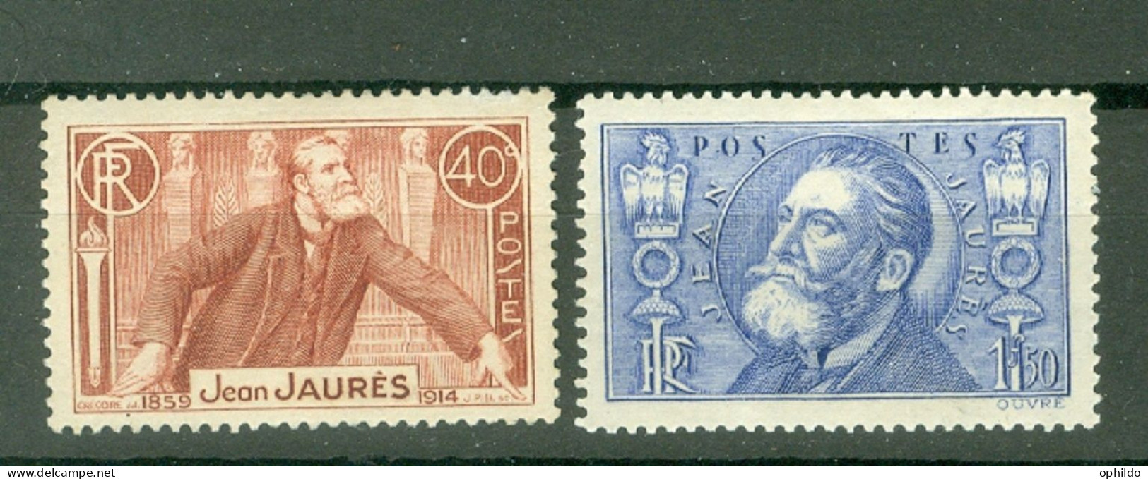 France Yv  318/319  * *TB  - Neufs