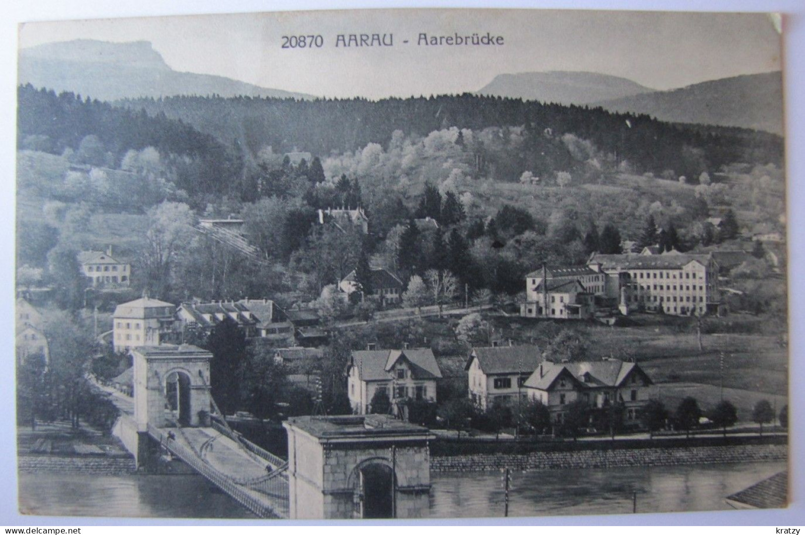 SUISSE - ARGOVIE - AARAU - Arebrücke - 1919 - Aarau