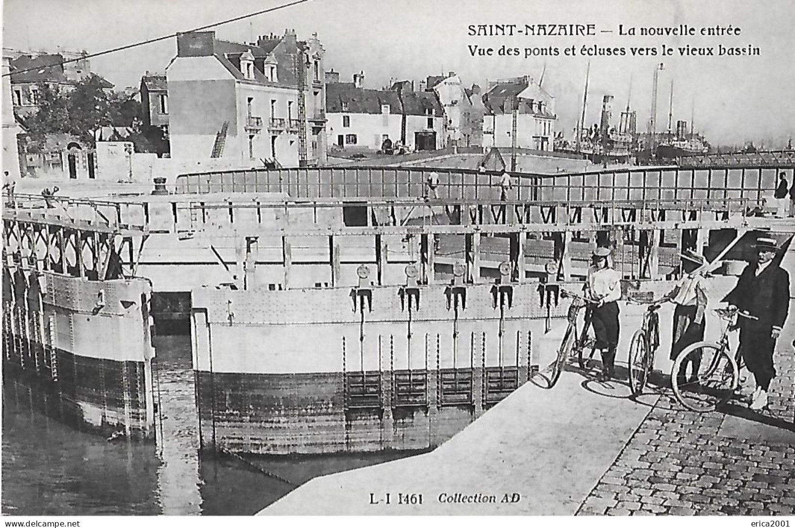 Saint Nazaire. La Nouvelle Entrée , Vue Des Ponts Et écluses Vers Le Vieux Bassin. - Saint Nazaire