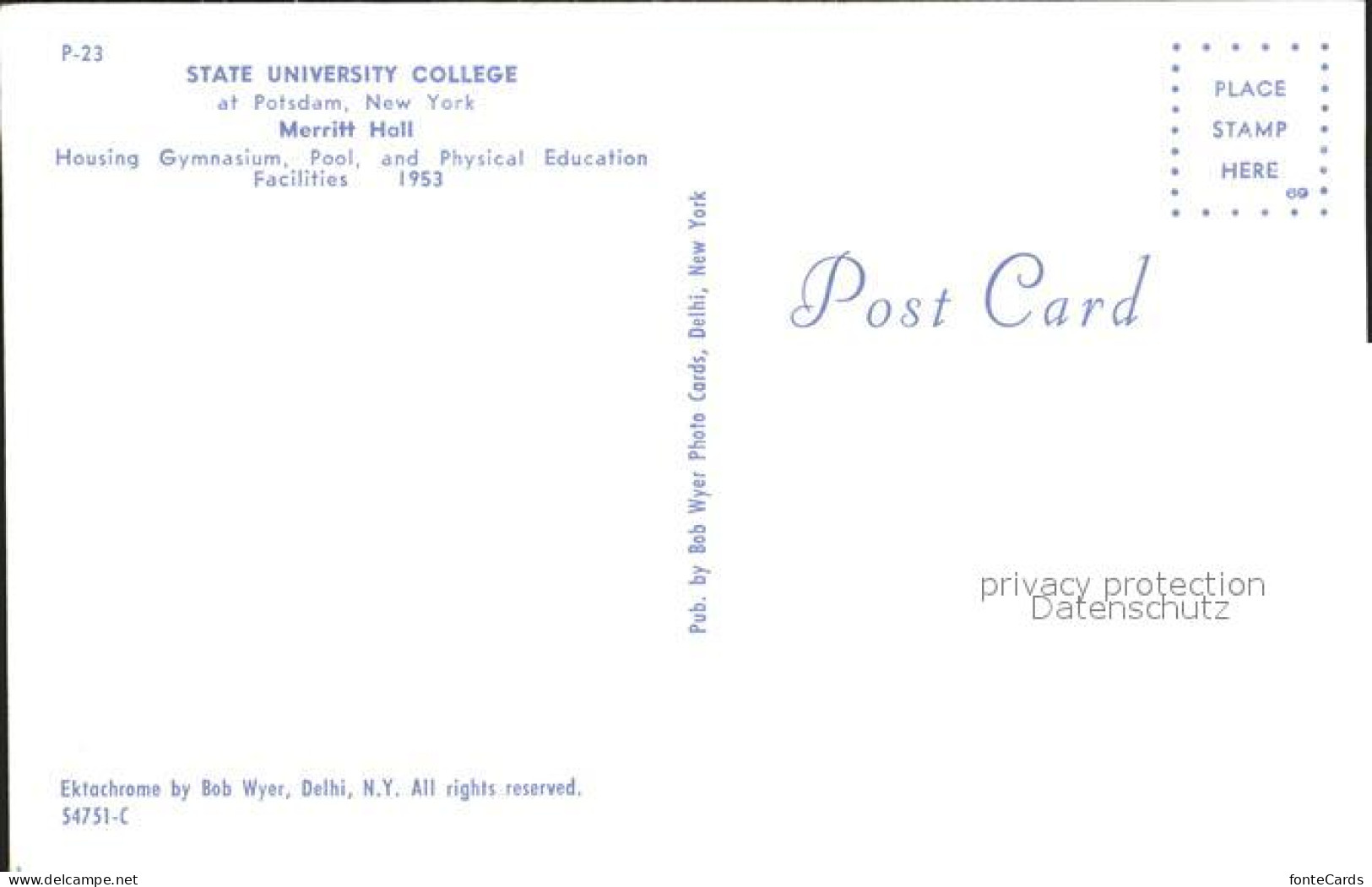 72339506 Potsdam_New_York State University College Merrit Hall - Andere & Zonder Classificatie