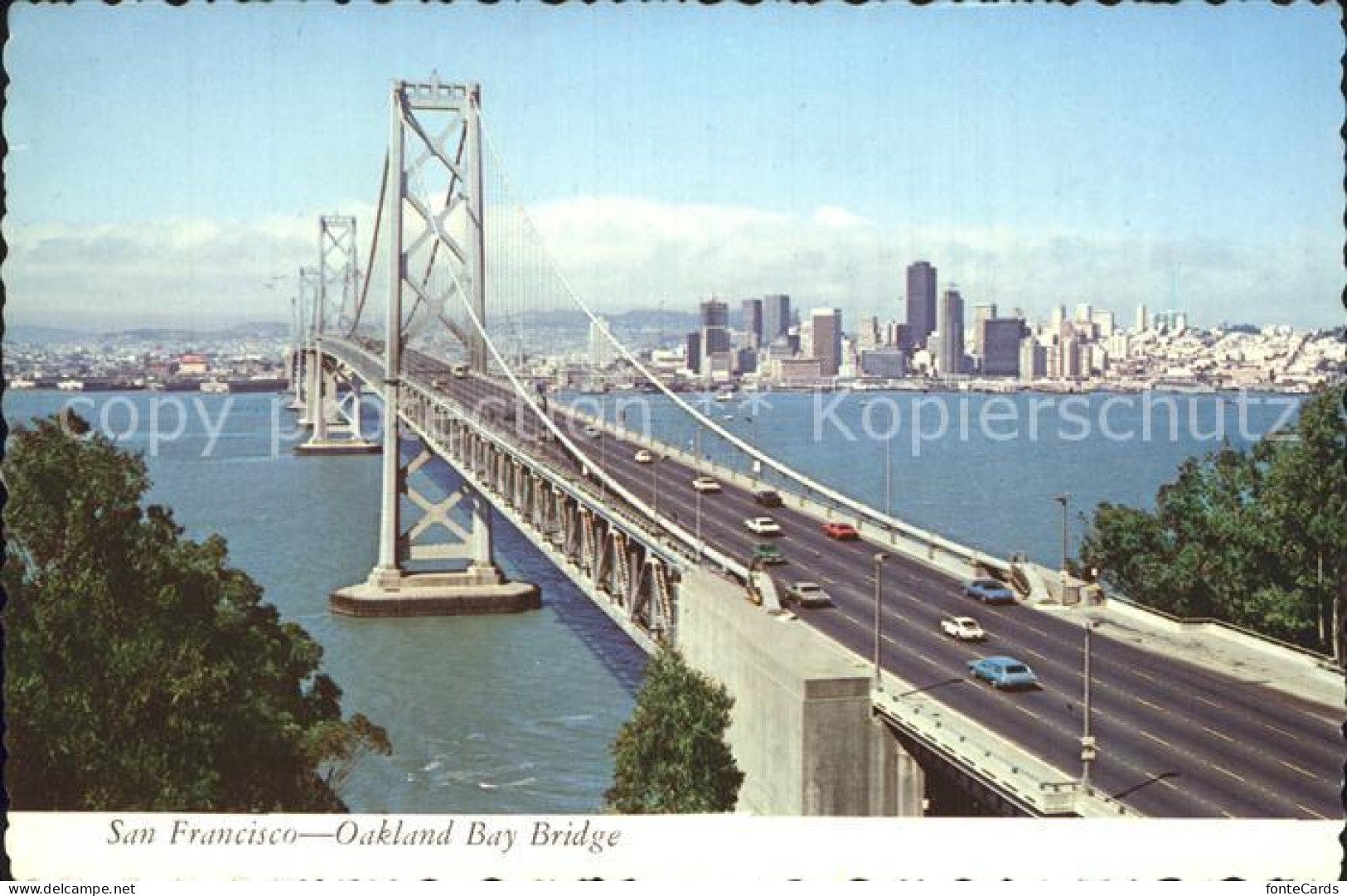 72334037 San_Francisco_California Oakland Bay Bridge Francisco Bay Skyline - Andere & Zonder Classificatie