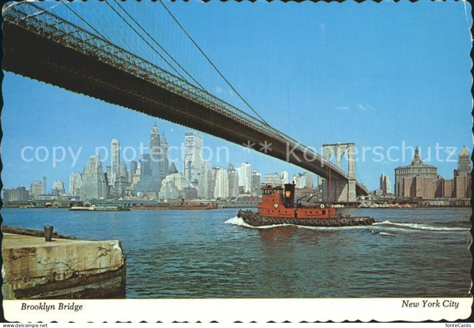 72330107 New_York_City Brooklyn Bridge - Sonstige & Ohne Zuordnung