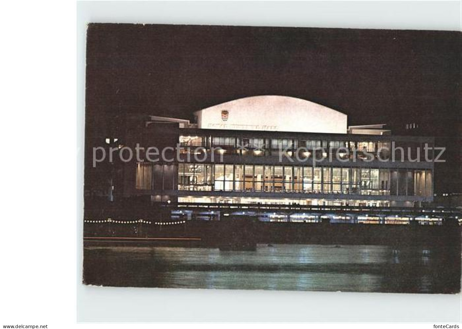 72329388 London Royal Festival Hall London Exterior At Night From The River - Altri & Non Classificati