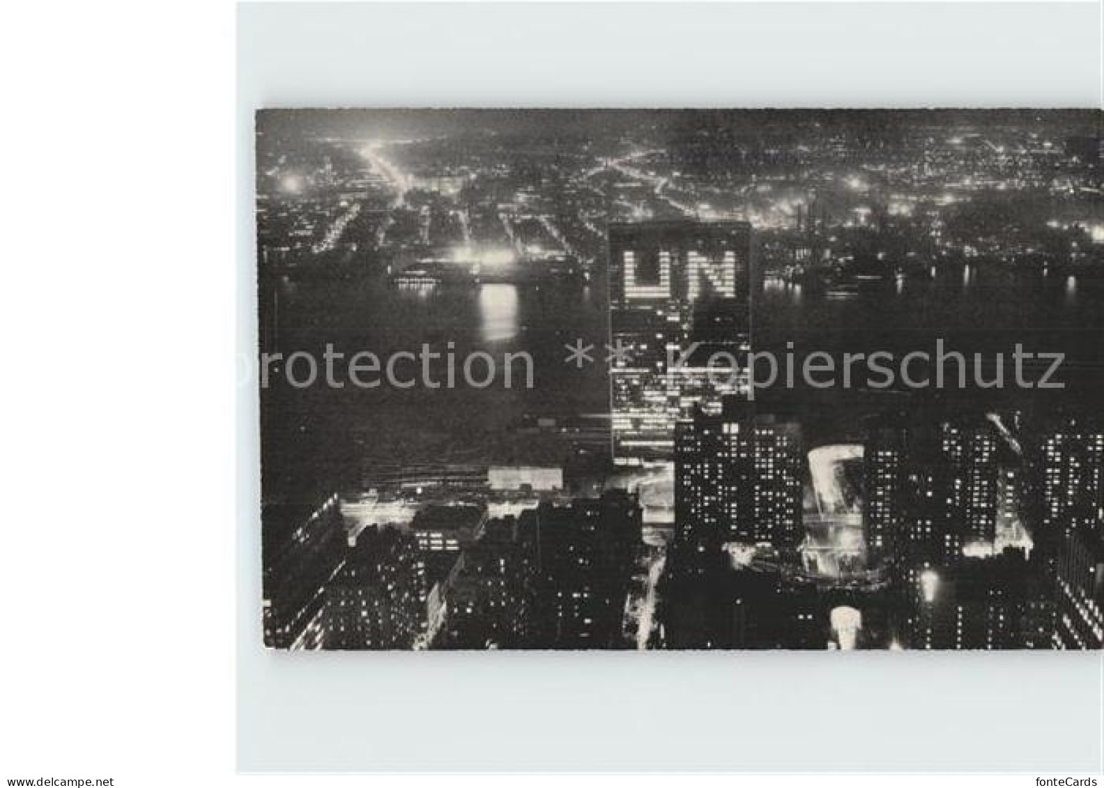 72329359 New_York_City United Nations Headquarters At Night - Andere & Zonder Classificatie