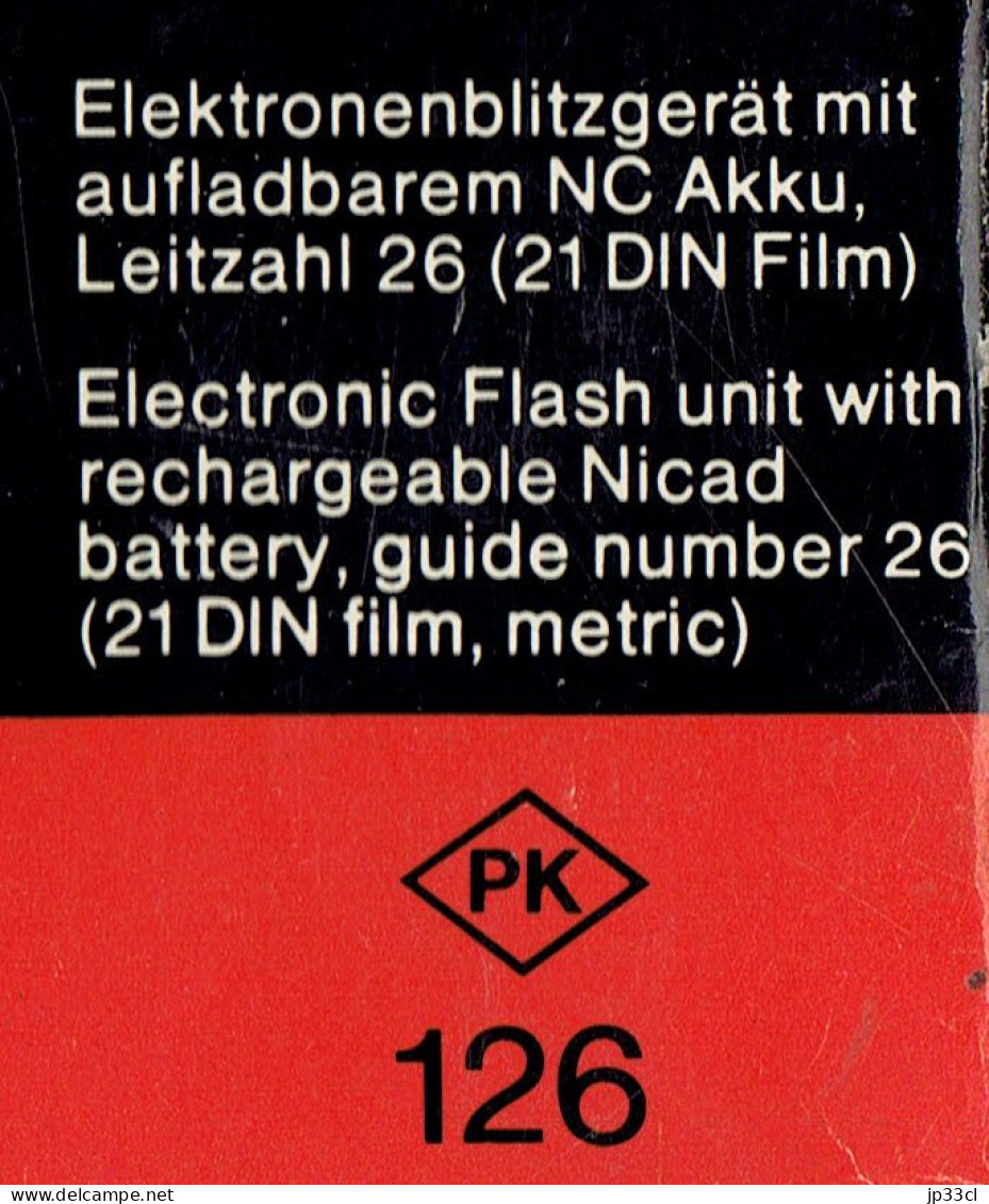 Flash Euroblitz PK 126 (avec Mode D'emploi Et Boîte En Carton D'origine) - Supplies And Equipment