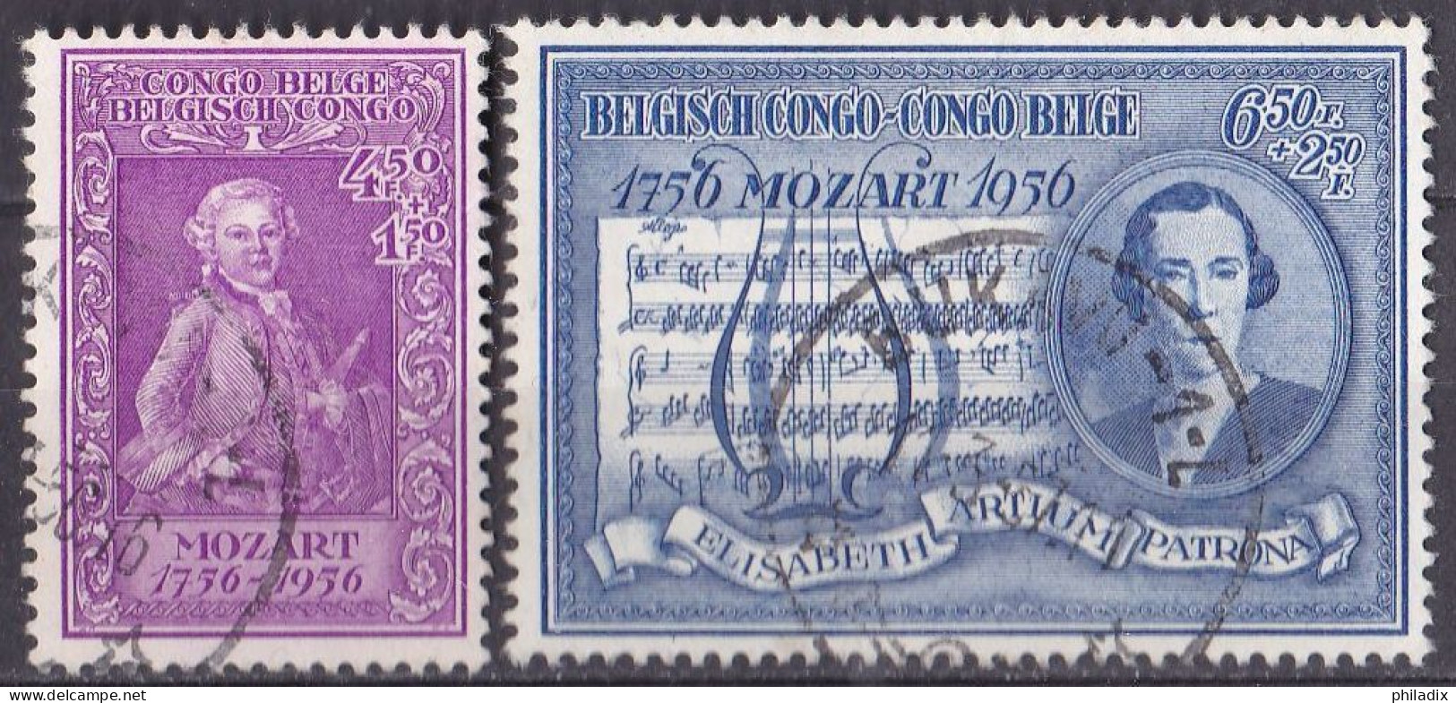 Belgisch Kongo Satz Von 1956 O/used (A5-15) - Ungebraucht