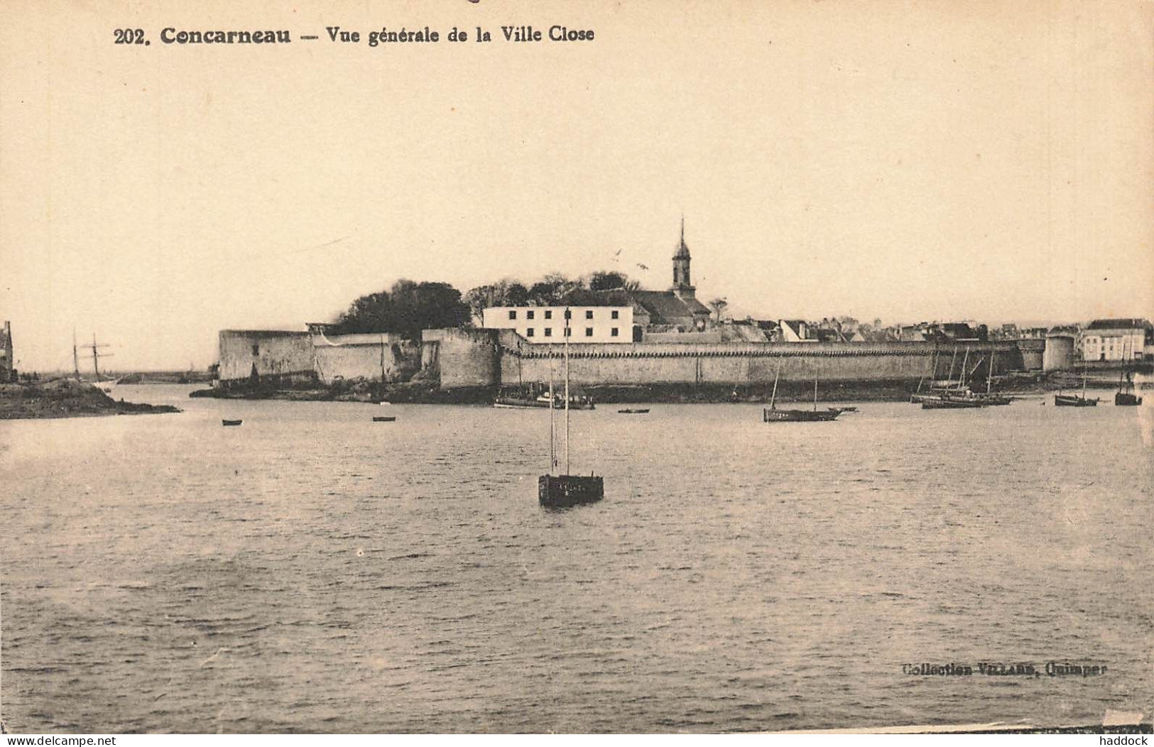 CONCARNEAU : VUE GENERALE DE LA VILLE CLOSE - Concarneau