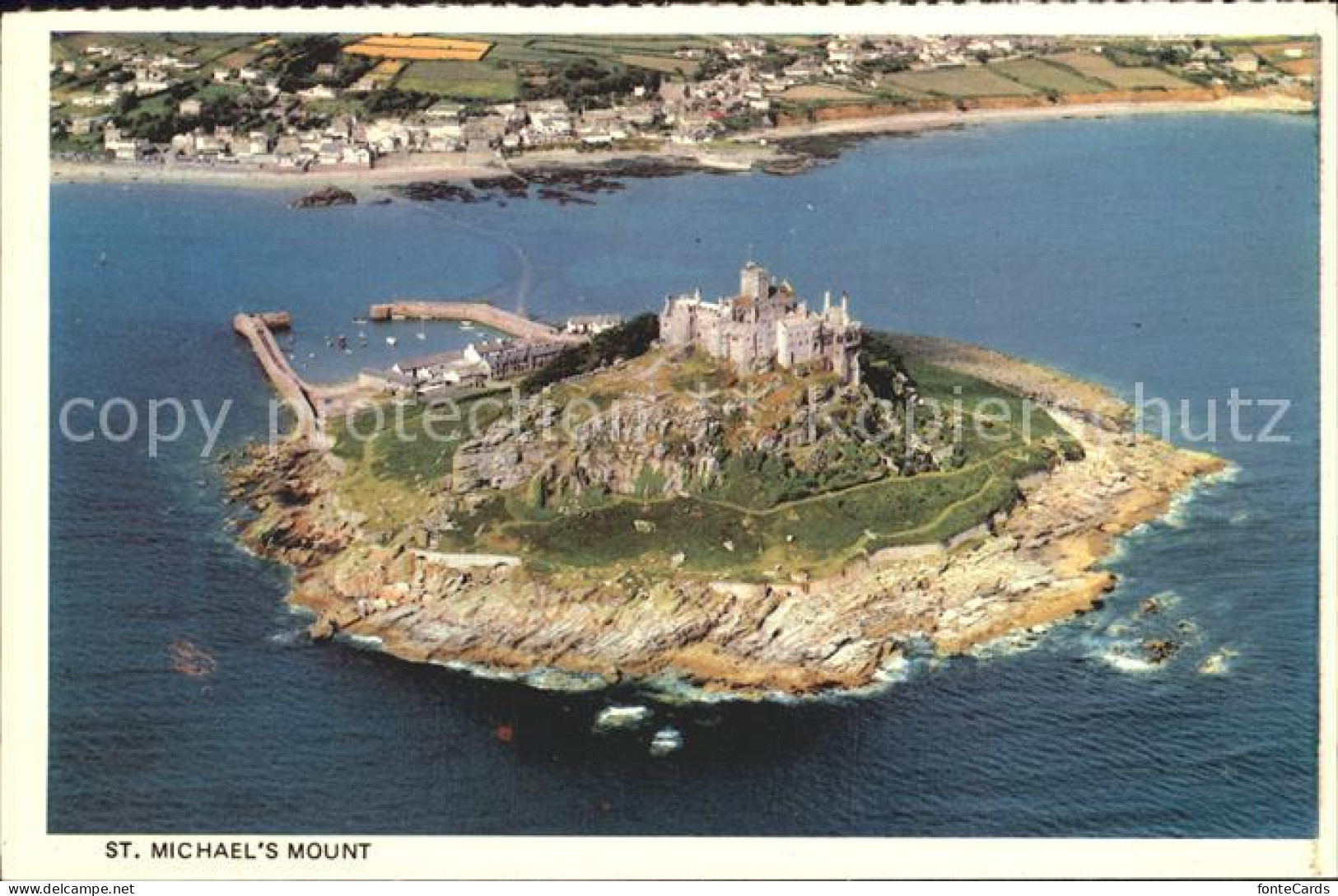 72326832 Saint Michaels Mount Schloss Fliegeraufnahme United Kingdom - Autres & Non Classés