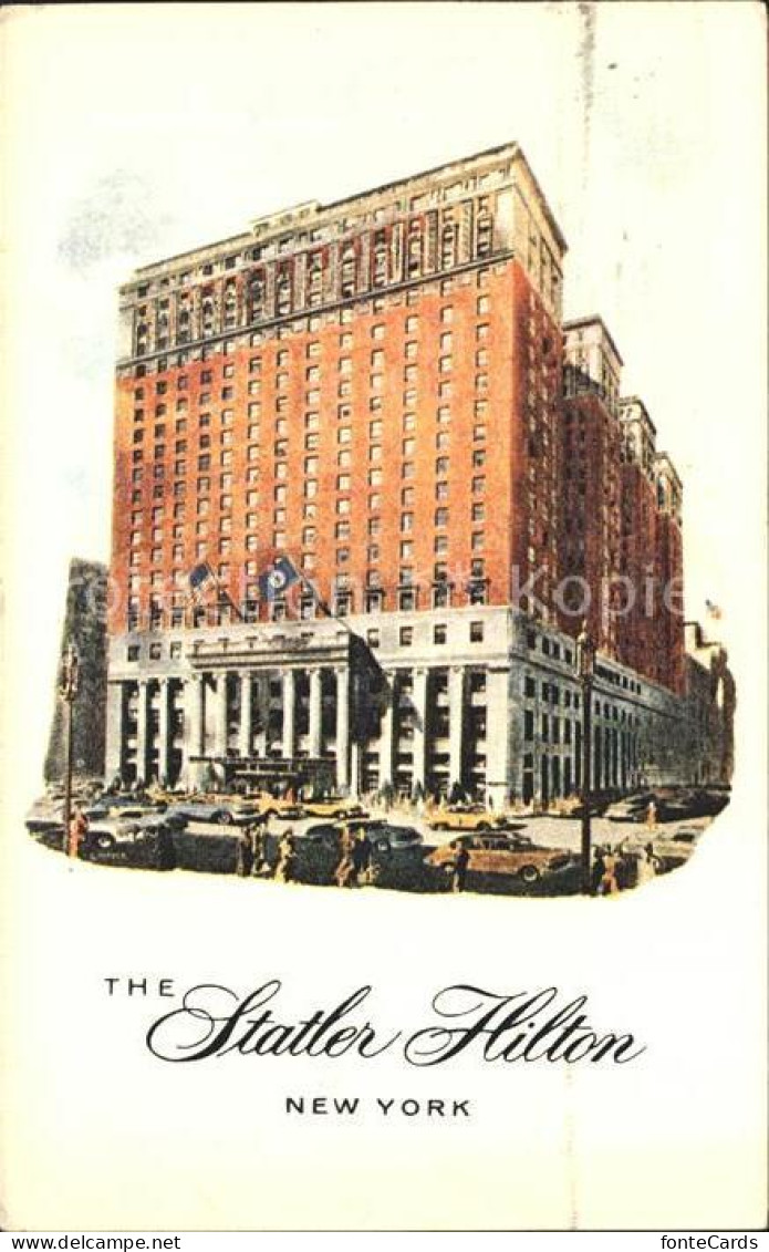 72225824 New_York_City The Statler Hilton - Autres & Non Classés