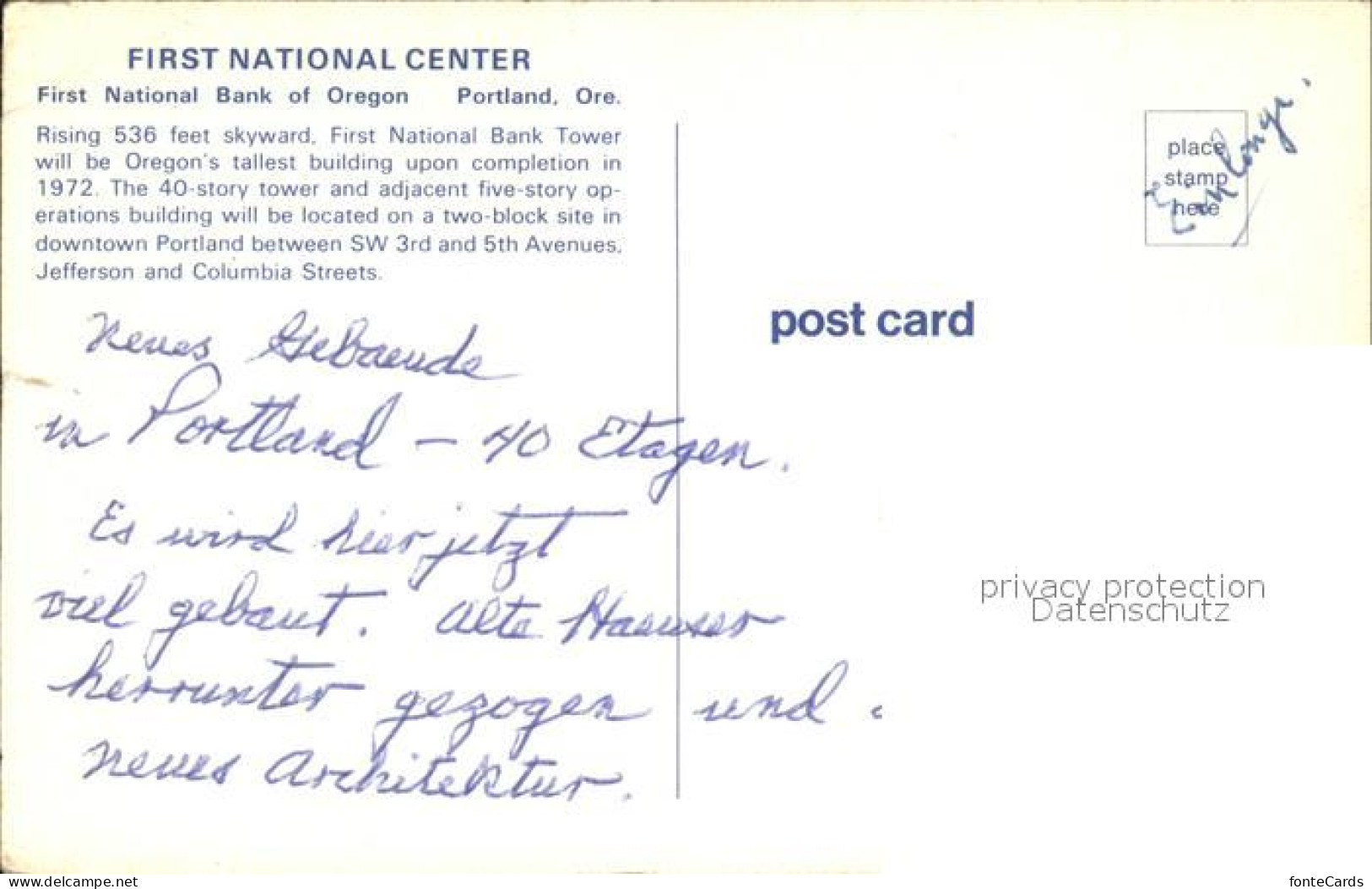 72225811 Portland_Oregon First National Center Bank - Other & Unclassified