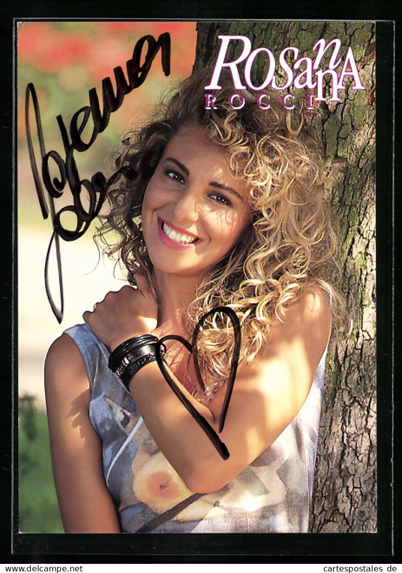 AK Musikerin Rosanna Rocci, Mit Original Autograph  - Musik Und Musikanten