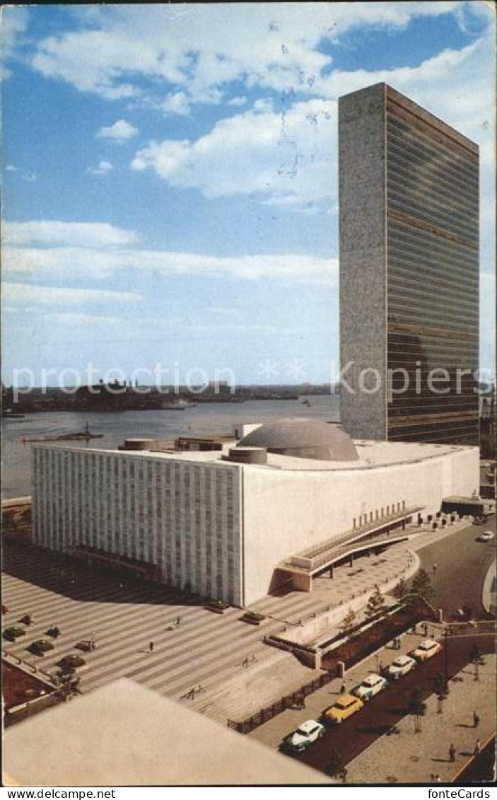 72224330 New_York_City United Nations Building With East River - Other & Unclassified