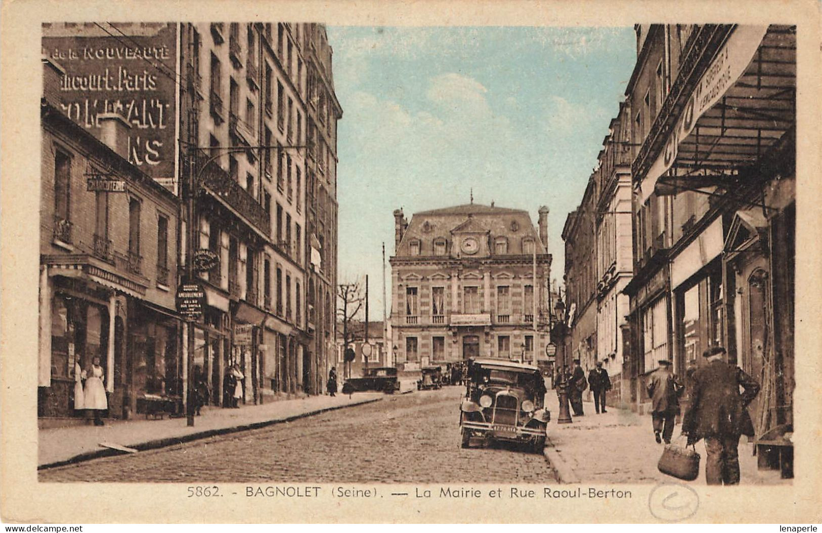 D9271 Bagnolet La Mairie Et Rue Raoul Berton - Bagnolet