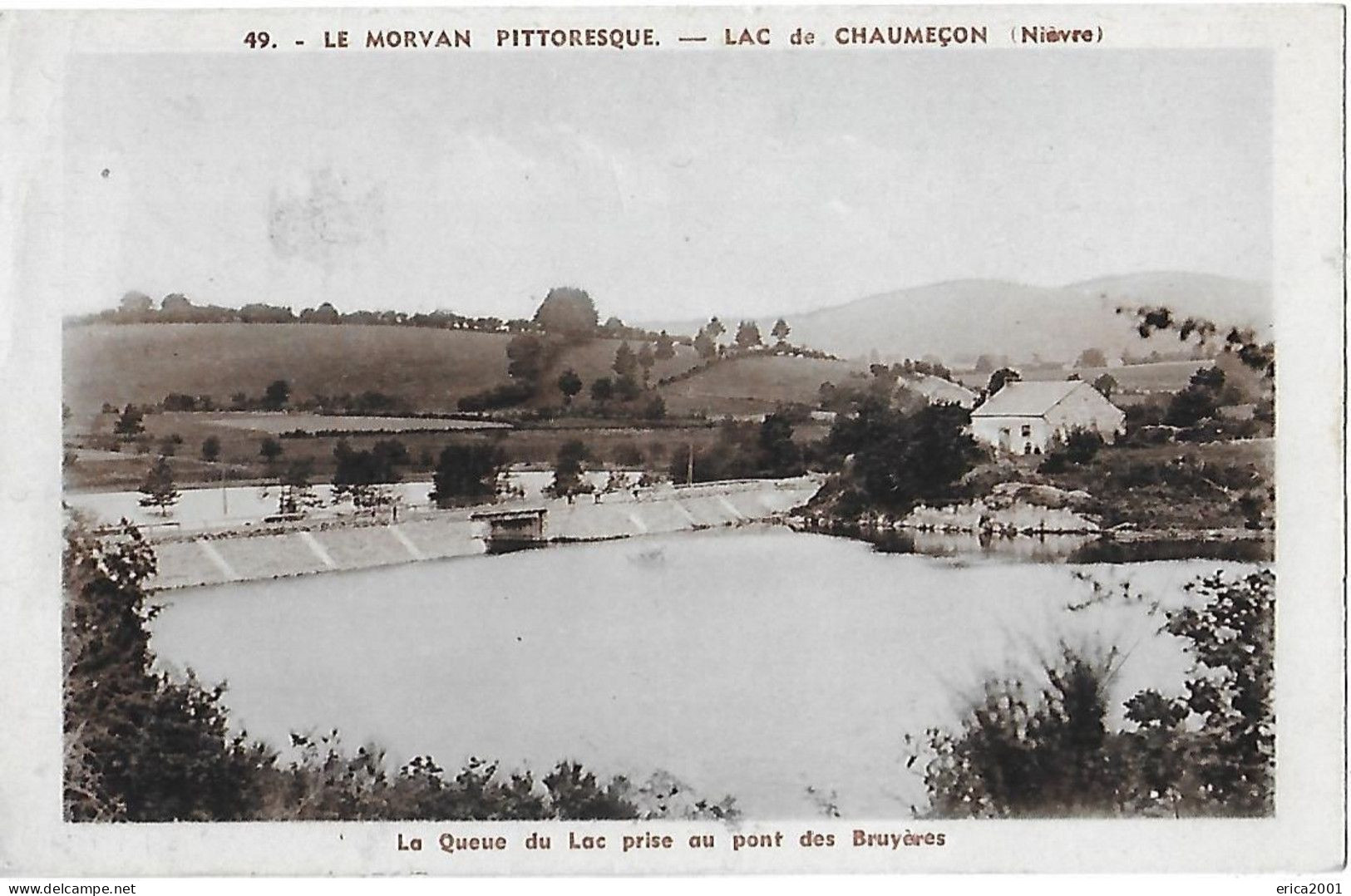 Autres & Non Classés. Chalaux. La Queue Du Lac De Chaumeçon Au Pont Des Bruyères. - Andere & Zonder Classificatie