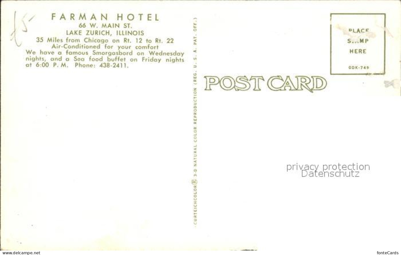 72220309 Lake_Zurich Farman Hotel - Other & Unclassified