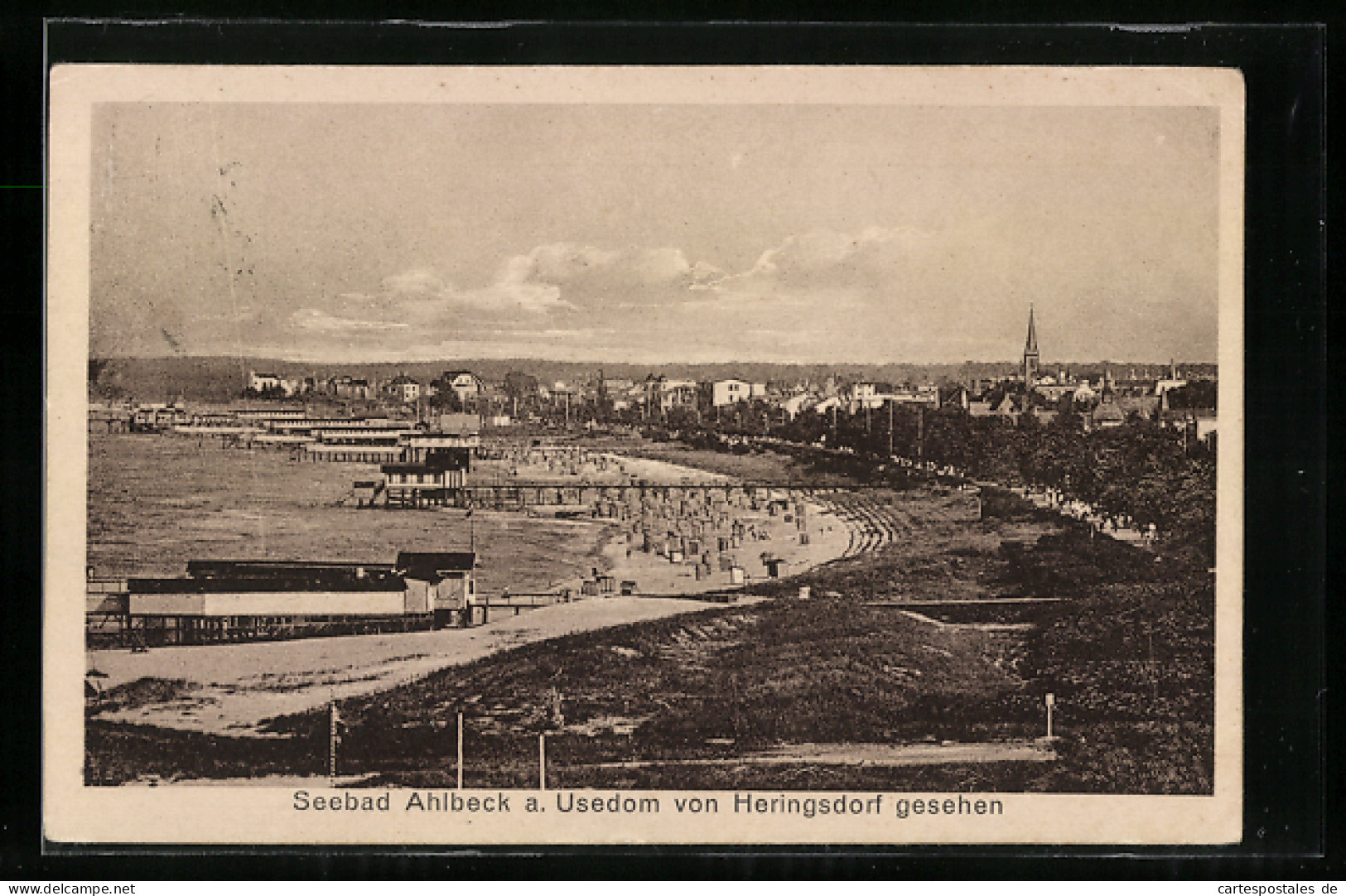 AK Ahlbeck, Von Heringsdorf Aus Gesehen  - Other & Unclassified