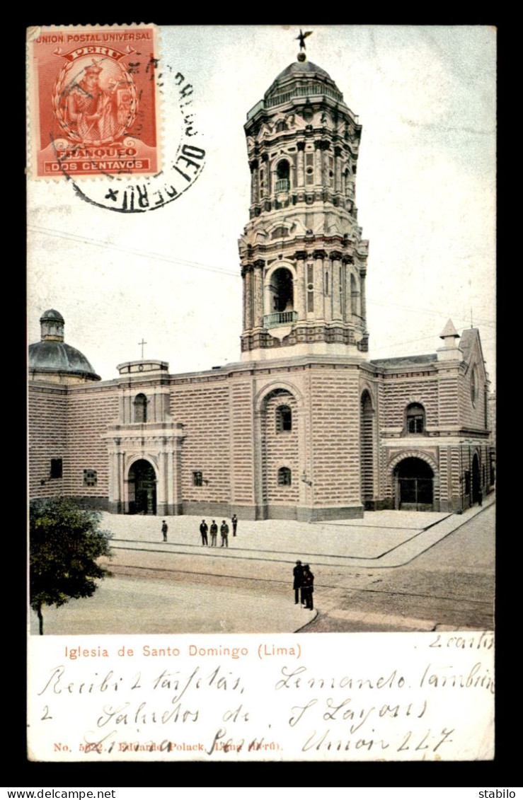 PEROU - LIMA - IGLESIA DE SANTO DOMINGO - Peru