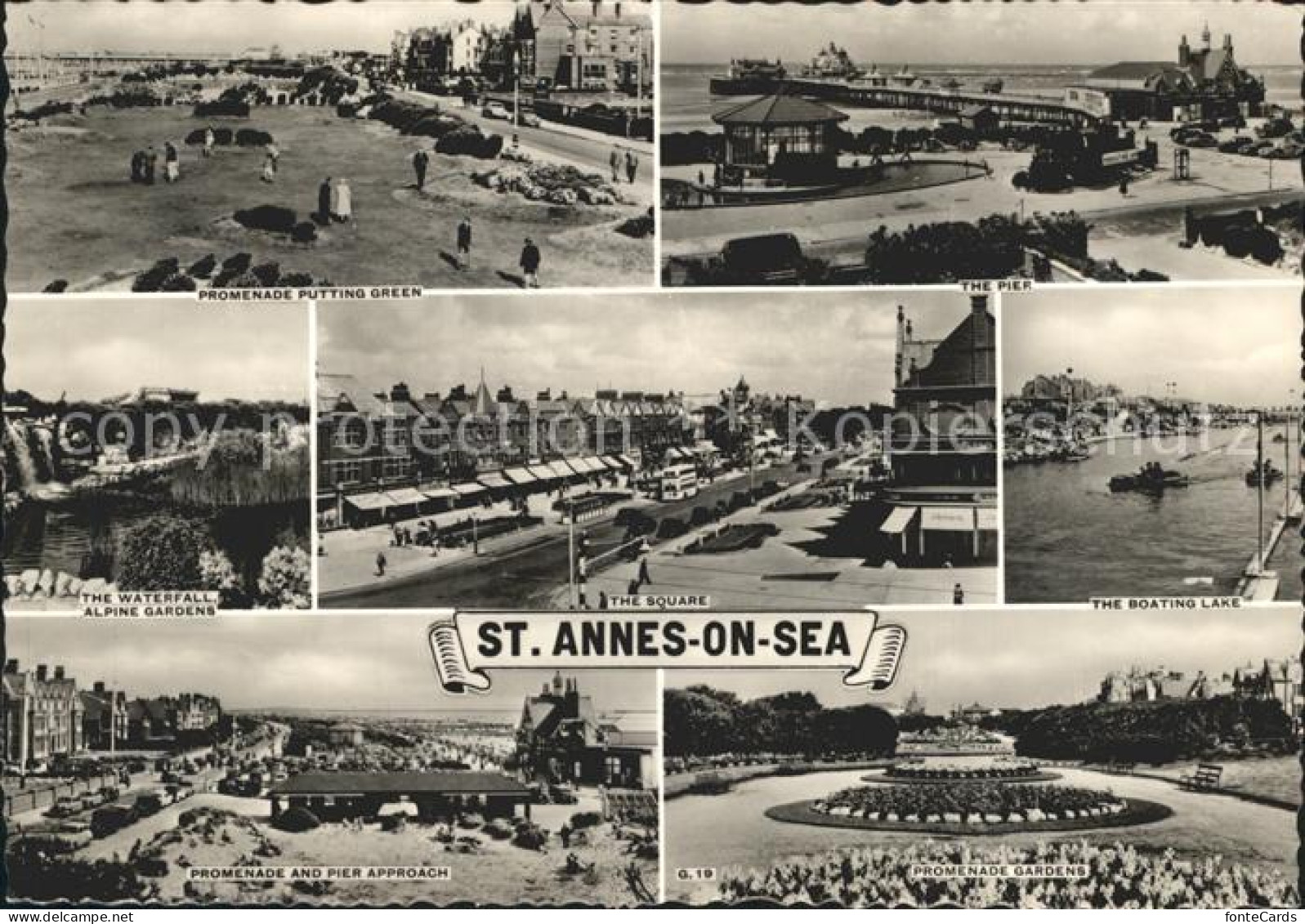 72219154 St Annes On Sea Promenade Garden The Square Piers St Annes On Sea - Otros & Sin Clasificación