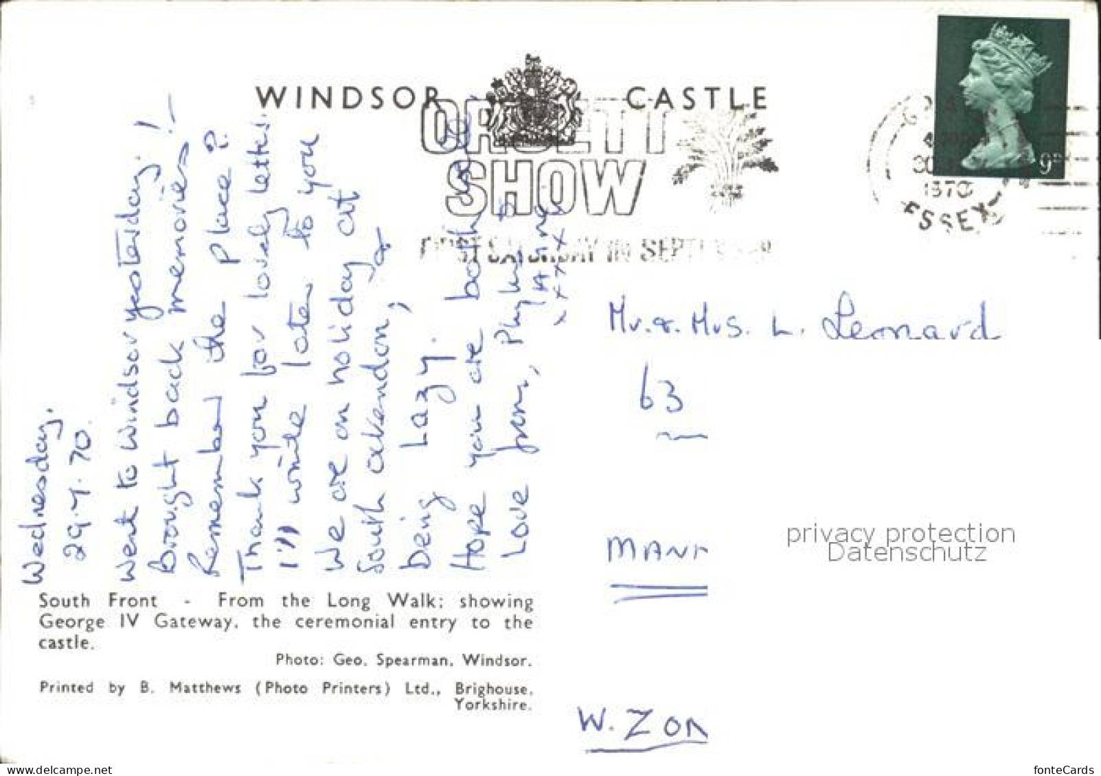 72219104 Windsor_Castle George IV Gateway Castle - Andere & Zonder Classificatie