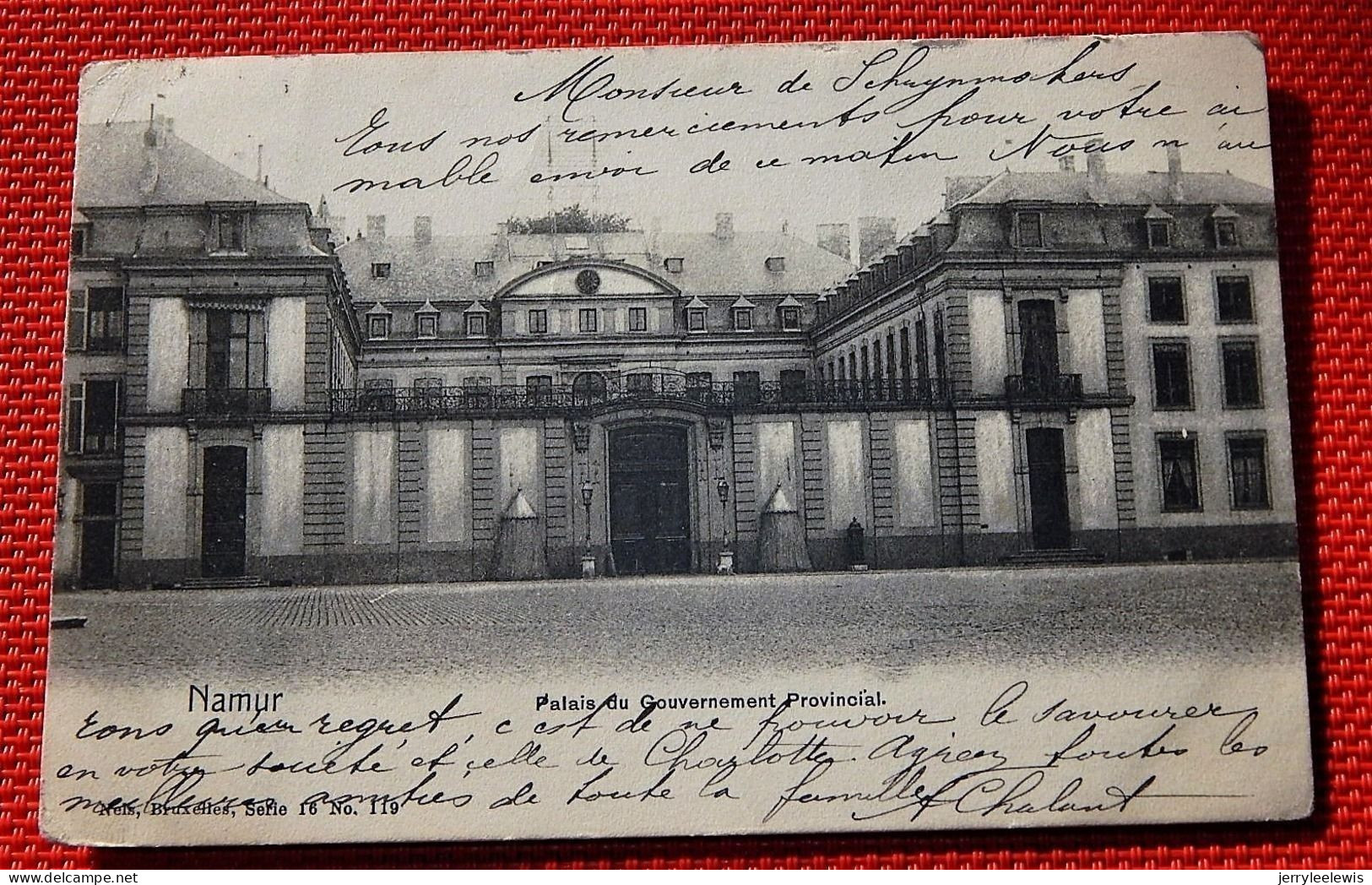 NAMUR  -  Palais Du Gouvernement Provincial - Namur