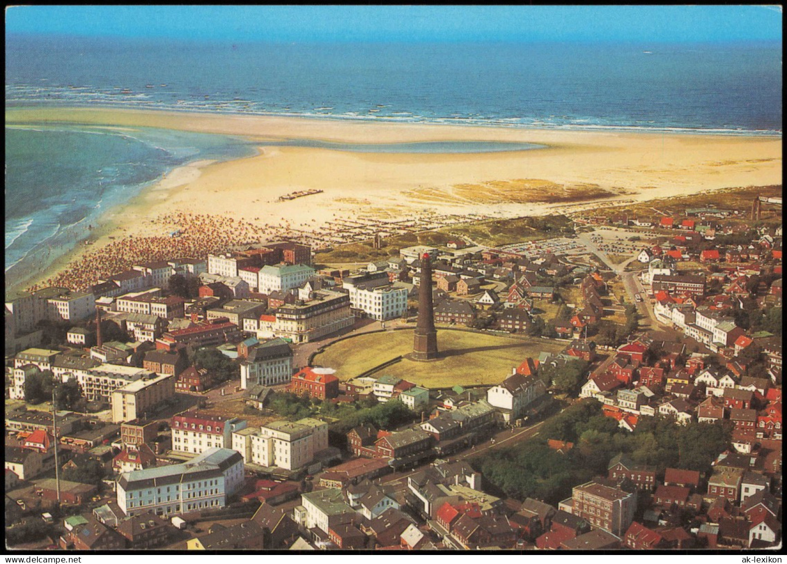 Ansichtskarte Borkum Luftbild 1997 - Borkum