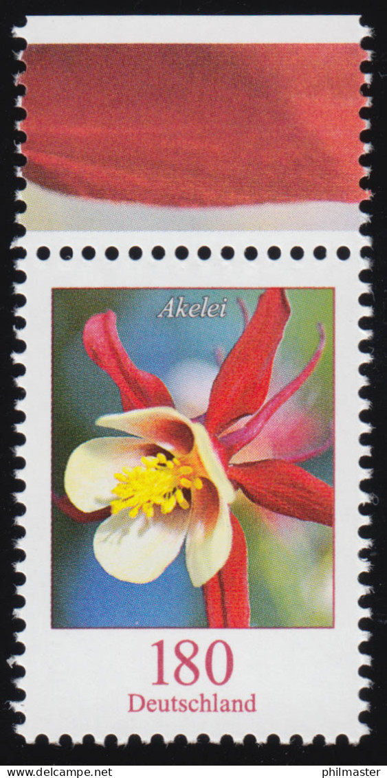 3082 Blume Akelei 180 Cent Aus Bogen, Postfrisch ** - Unused Stamps