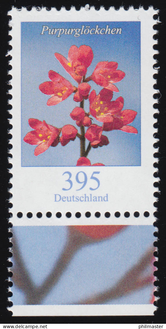 3117 Blume Purpurglöckchen 395 Cent Aus Bogen, Postfrisch ** - Unused Stamps