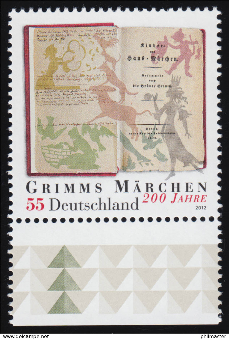 2938 Grimms Märchen / Brüder Grimm Aus Bogen, Postfrisch ** - Ungebraucht