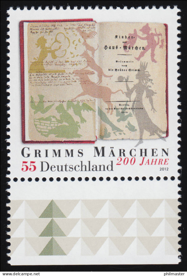 2938 Grimms Märchen / Brüder Grimm Aus Bogen, Postfrisch ** - Unused Stamps