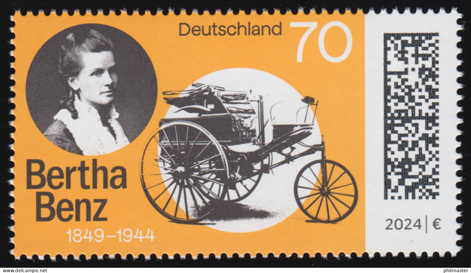 3829 Bertha Benz, Motorwagen Model 3, Postfrisch ** - Nuevos