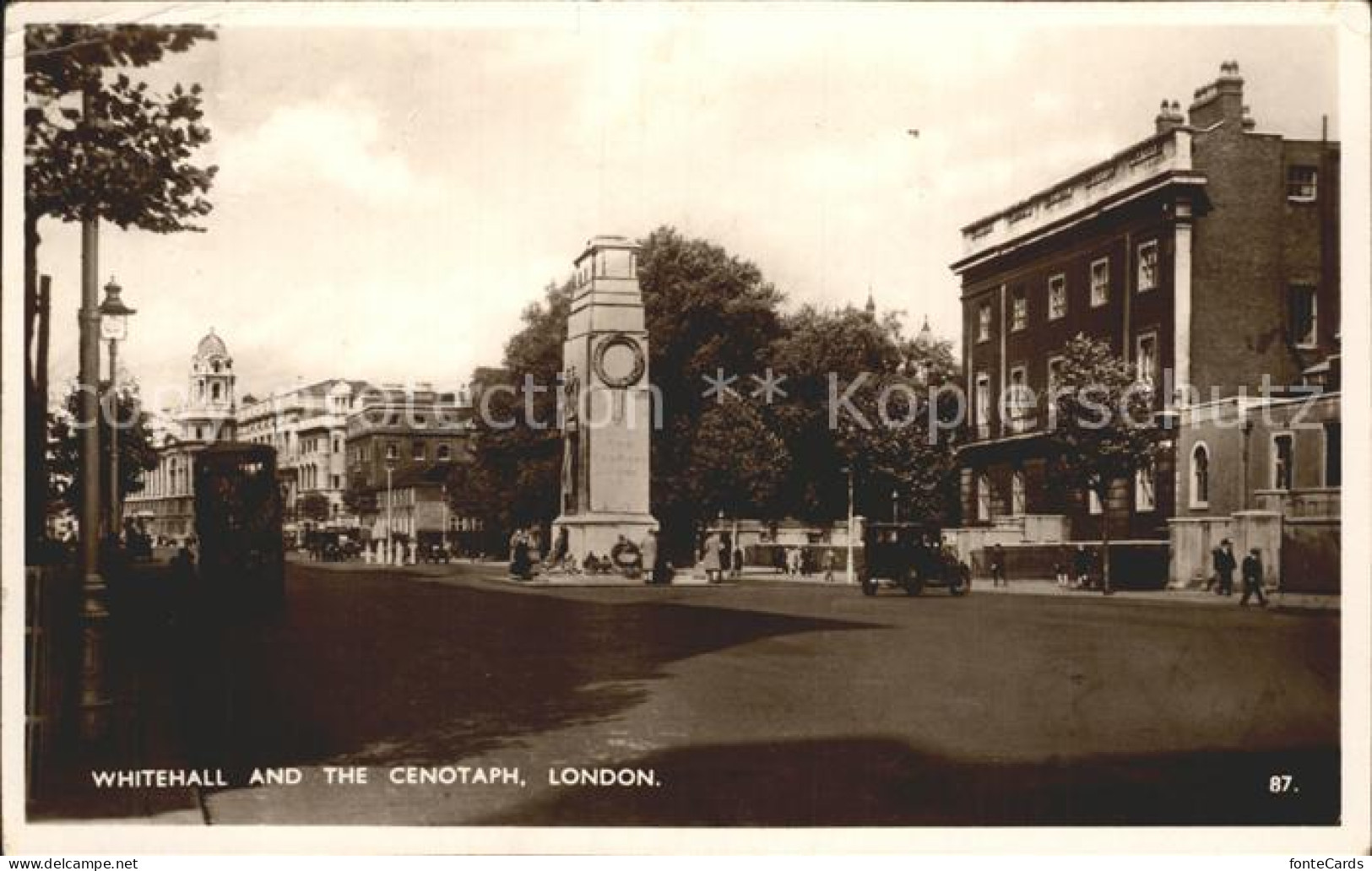 72184057 London Whitehall And The Cenotaph - Sonstige & Ohne Zuordnung
