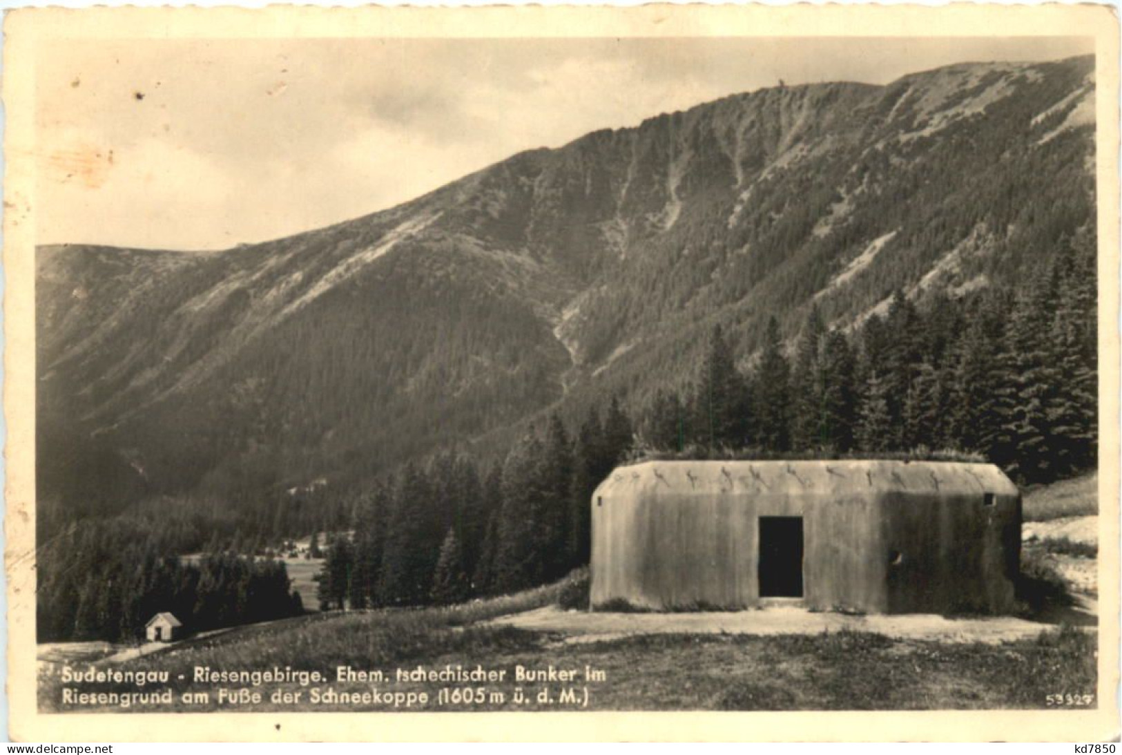 Sudetengau Riesengebirge - Ehem. Tschechischer Bunker - Boehmen Und Maehren