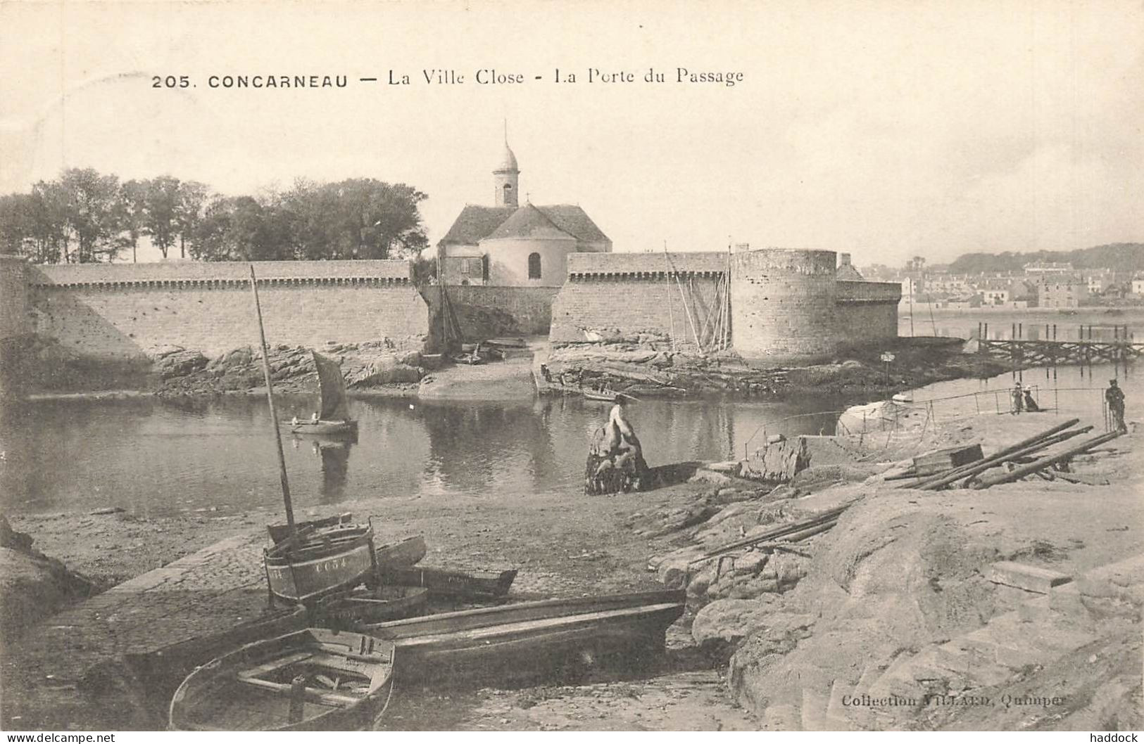 CONCARNEAU : LA VILLE CLOSE - LA PORTE DU PASSAGE - Concarneau