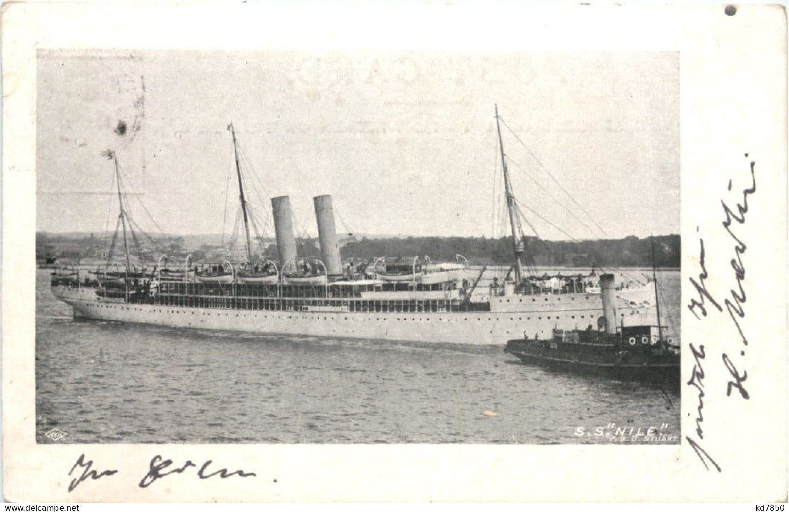 Dampfer SS Nile - Piroscafi