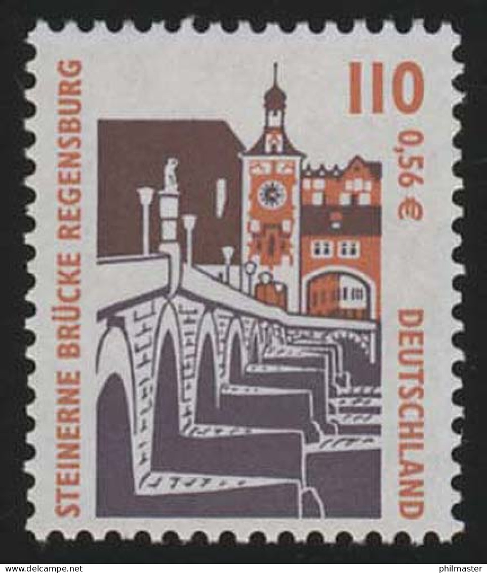 2140 SWK 110/56 500er-Rolle, Marke Mit Nr. 5 ** - Rolstempels