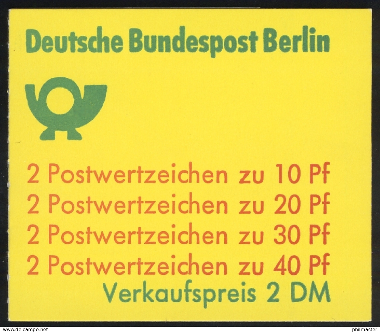 9dIa MH Unfall Teilgezähnt 1974 - Postfrisch - Carnets