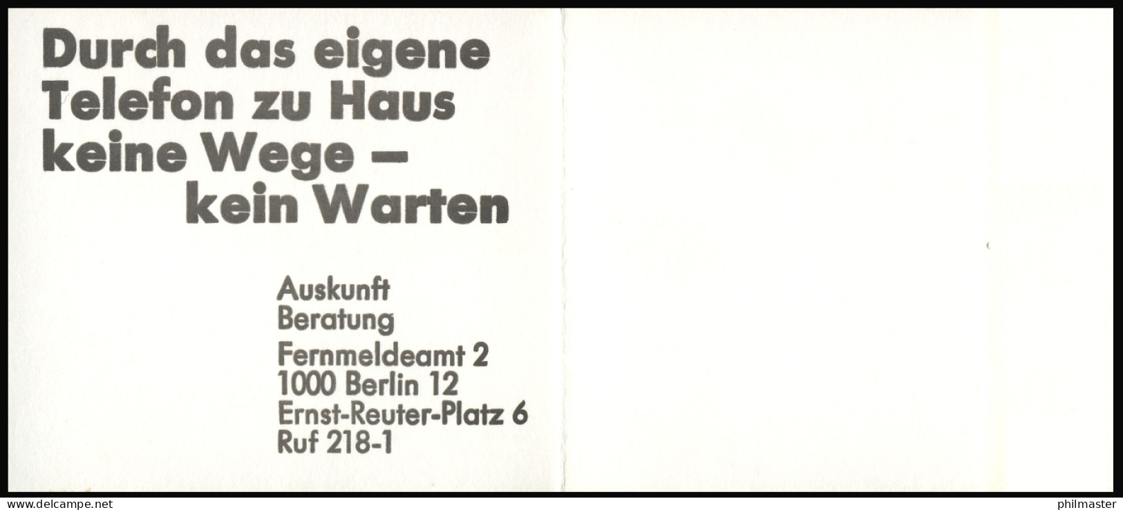 9dIa MH Unfall Teilgezähnt 1974 - Postfrisch - Carnets