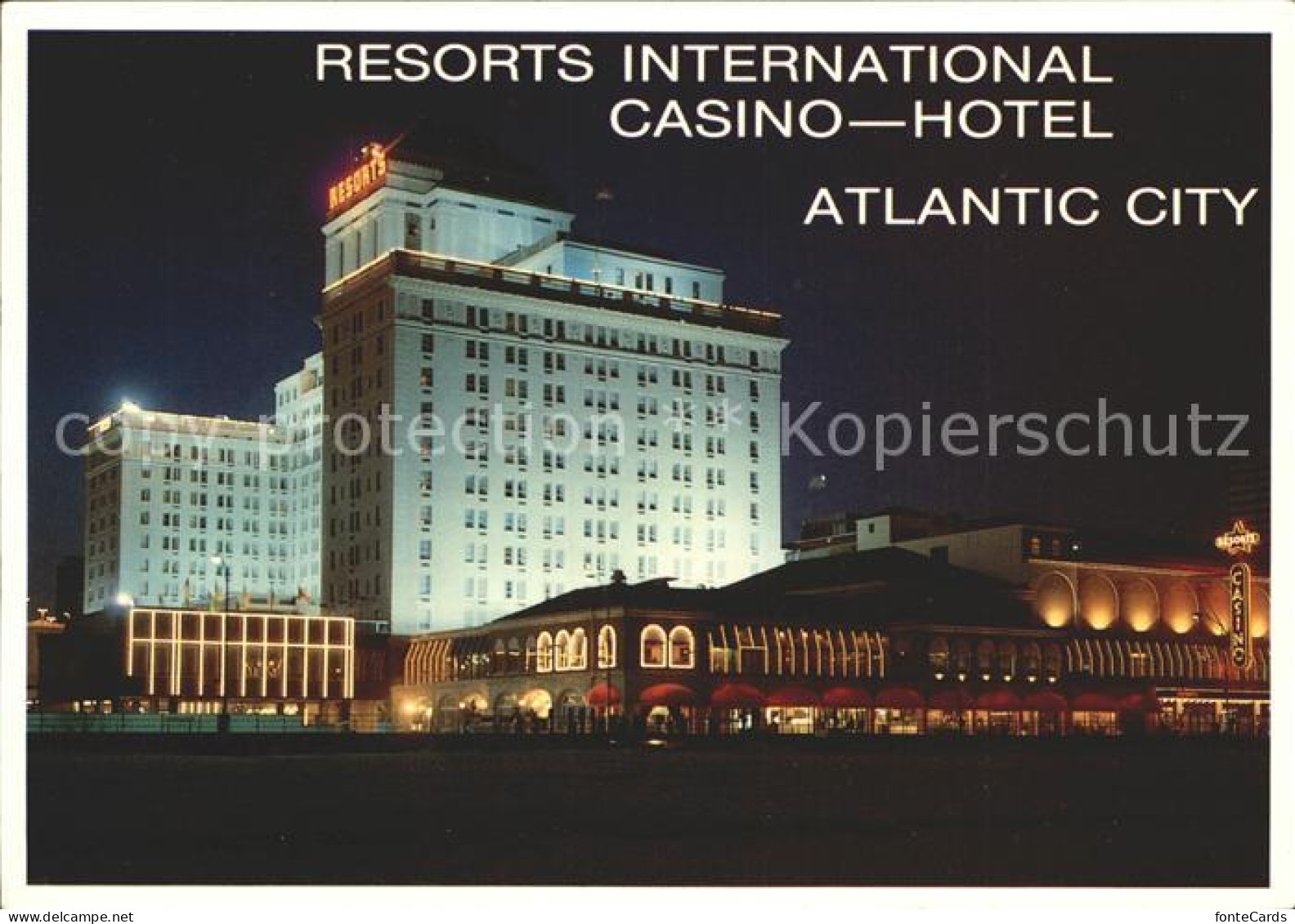 72179185 Atlantic_City_New_Jersey Casino- Hotel - Autres & Non Classés