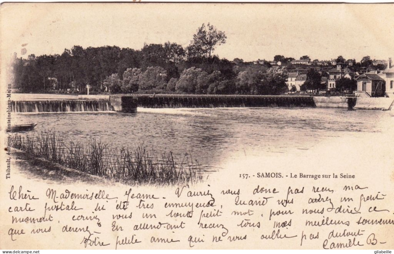 77 - Seine Et Marne -  SAMOIS - Le Barrage Sur La Seine - Samois