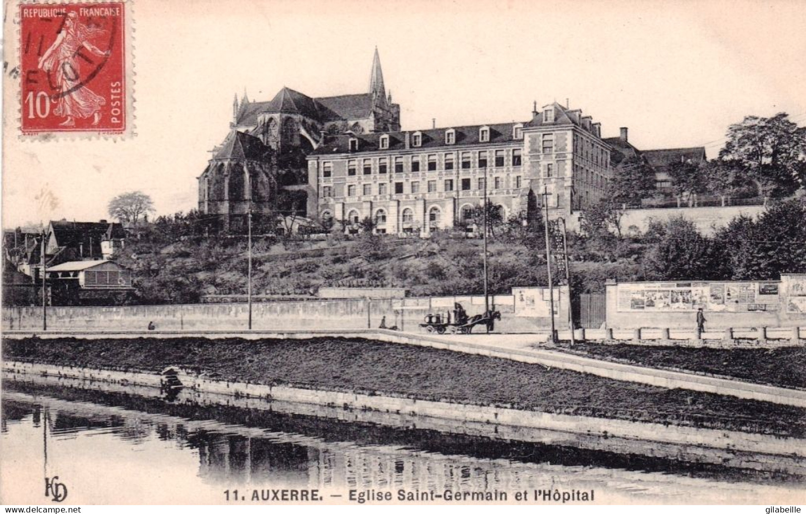 89 - Yonne -  AUXERRE - Eglise Saint Germain Et L Hopital - Auxerre