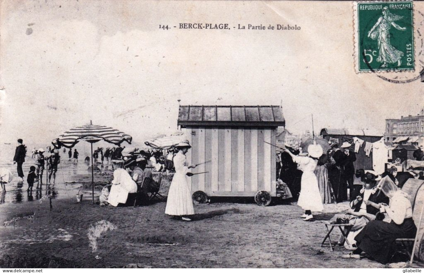 62 - Pas De Calais -  BERCK PLAGE - La Partie De Diabolo - Berck